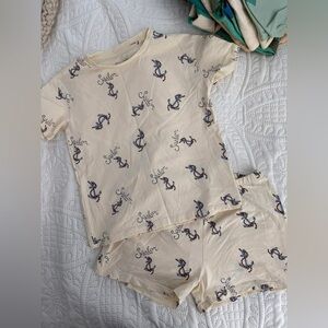Sailor Print Kids Set - Cream